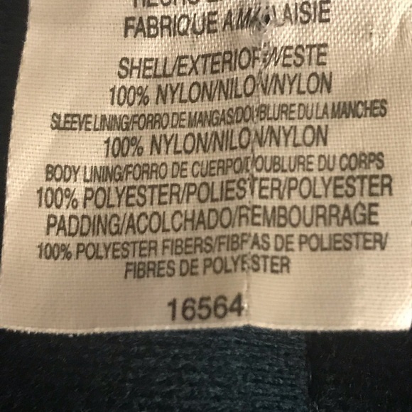 Vtg Adidas Fleece Lined Ski Jacket Size L Navy - Picture 8 of 8